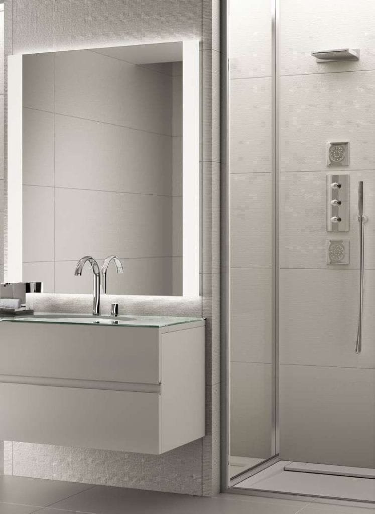 off white colour bathroom