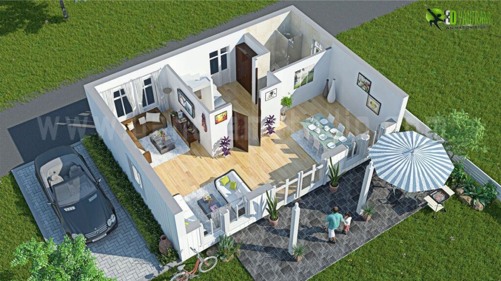3d architectural services example - Renovate UAE