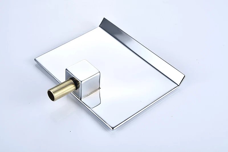 BAKALA Digital Display Bathroom Faucet Wall Mounted Waterfall Basin Faucets Washing Basin Taps Hot & Cold Water Mixer Tap