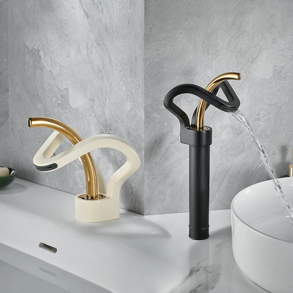 Luxury Brass Basin Faucet 1 Hole Sink Water Faucet Toilet Hot Cold Crane Mixer Waterfall Basin Tap Washbasin Faucet for Bathroom Luxury Brass Basin Faucet 1 Hole Sink Water Faucet Toilet Hot Cold Crane Mixer Waterfall Basin Tap Washbasin Faucet for Bathroom