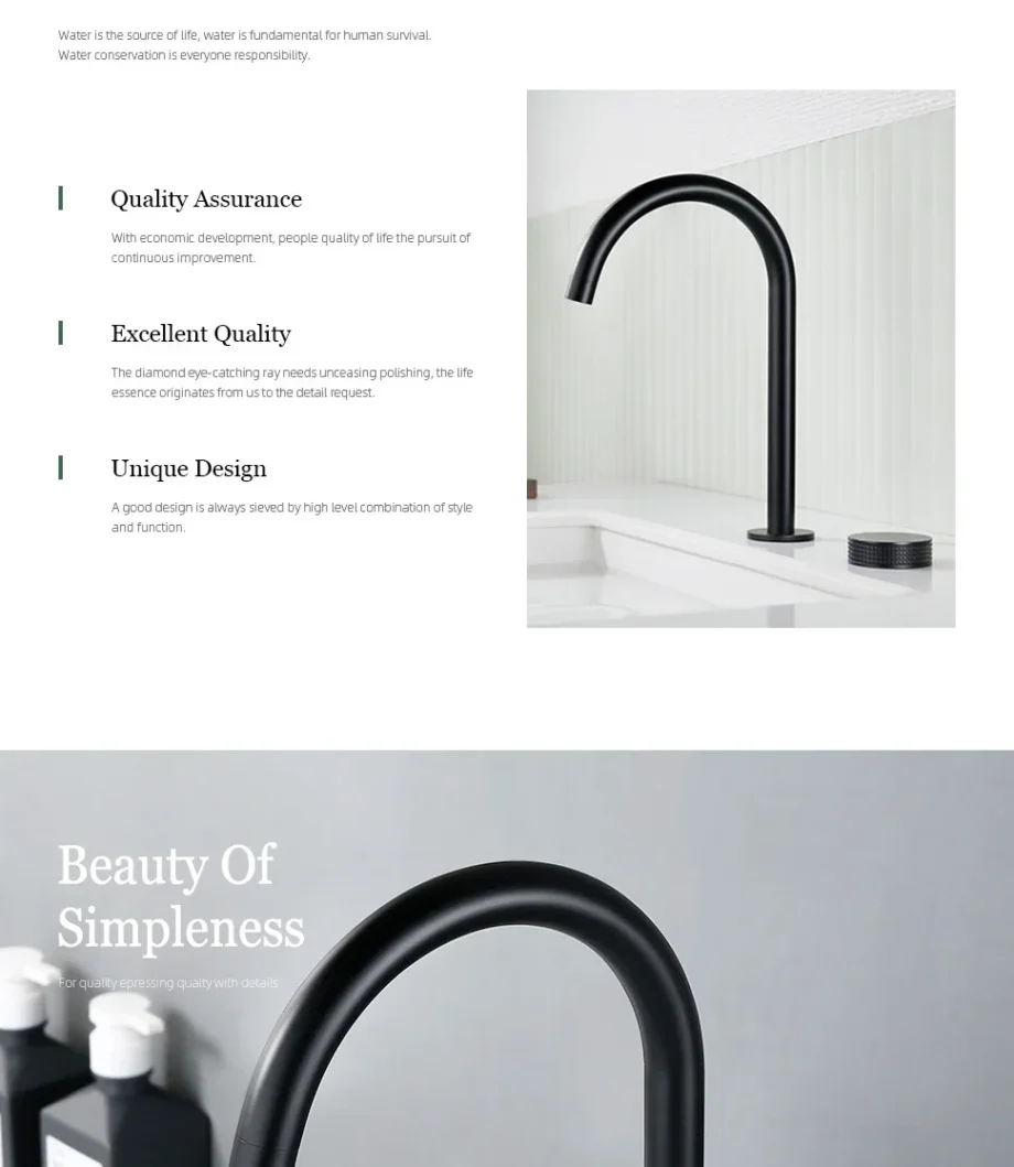 2 hole bathroom mixer tap
