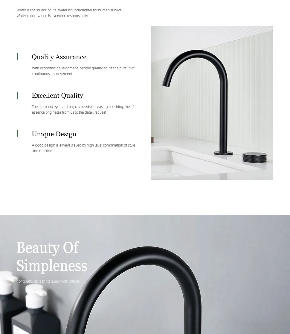 2 Holes Matte Black Basin faucet Single Knurled Switch Deck Mounted Widerspread Mixer Hot And Cold Sink Tap 2 Kit Brass Holder