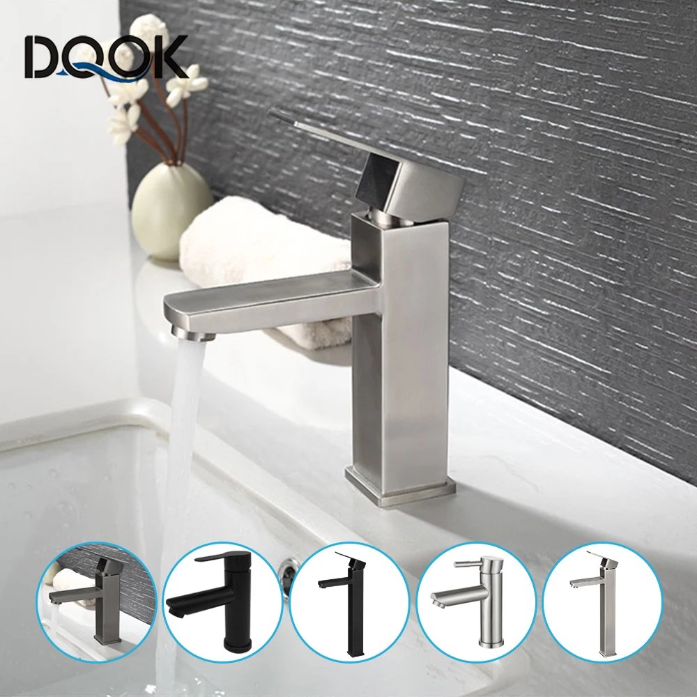 Bathroom faucet matte finish