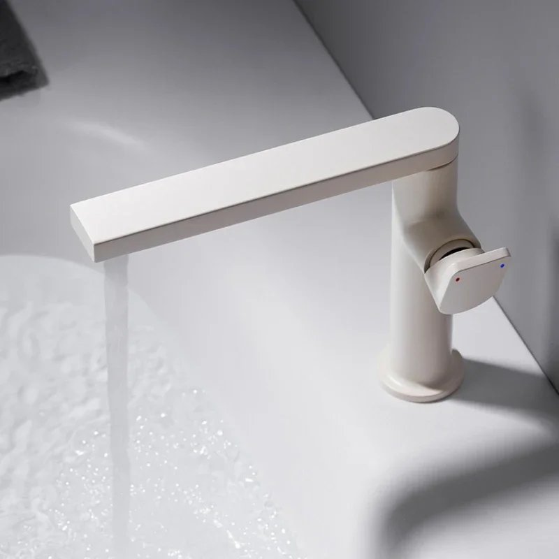 Grey brass bathroom faucet