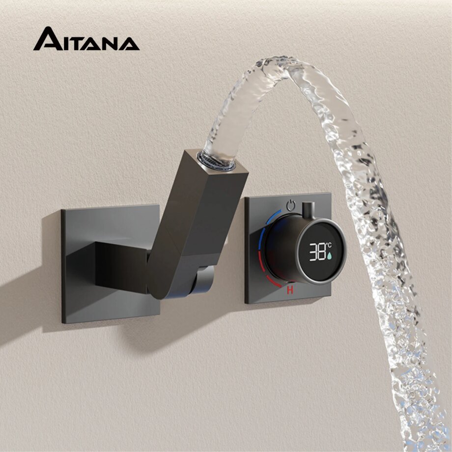Digital display hot cold mixer