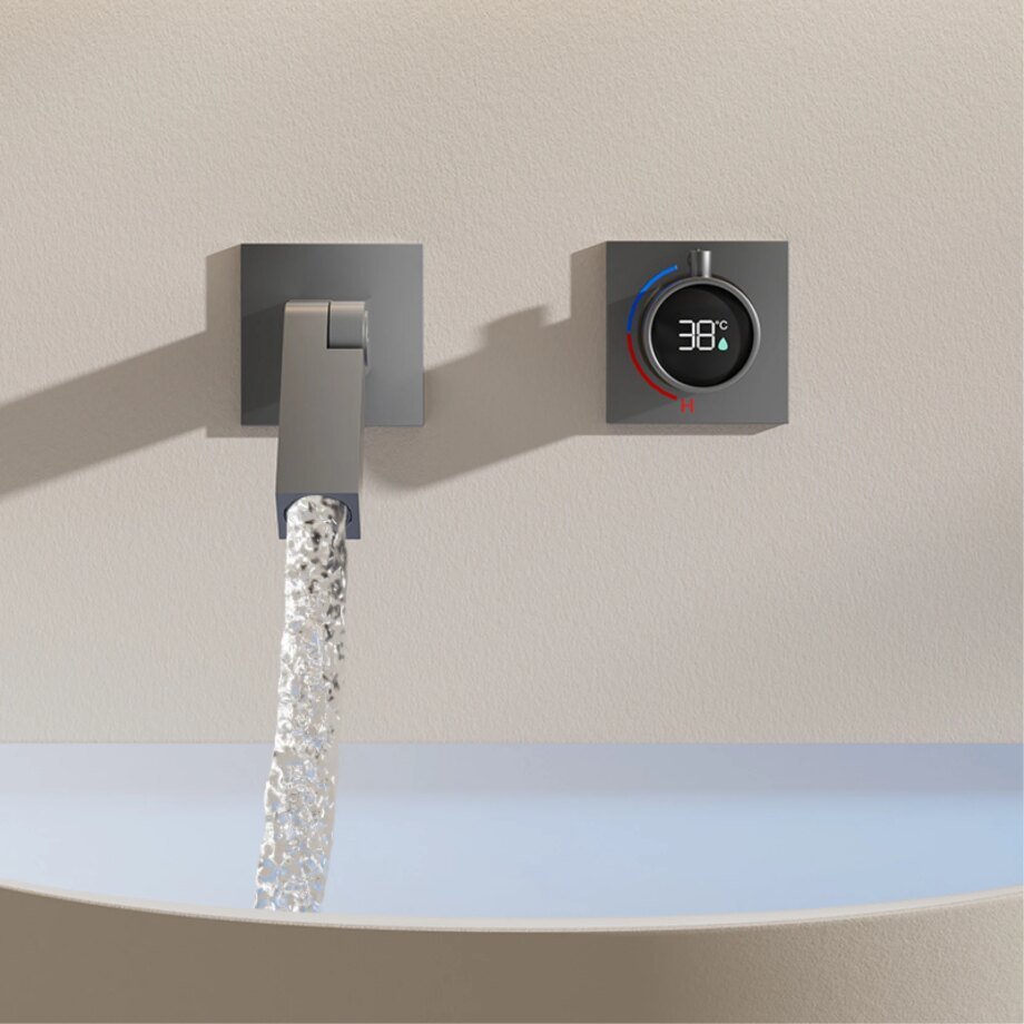 Digital display hot cold mixer