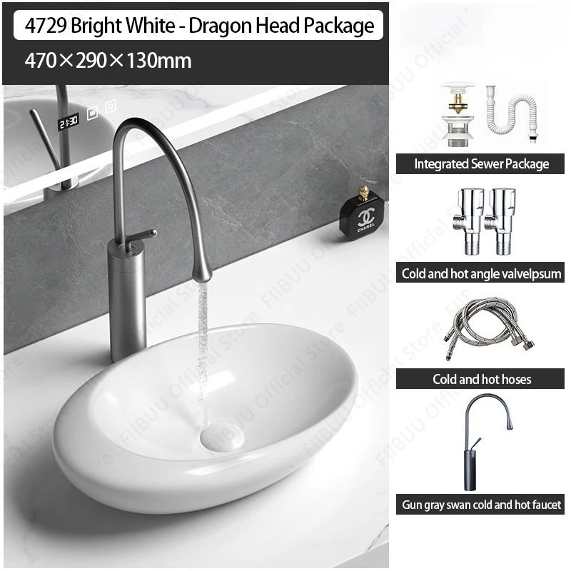 4729White-FaucetSet
