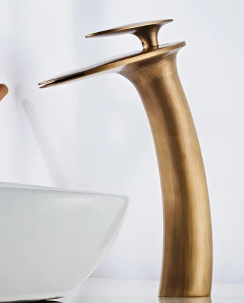 antique brass basin faucet