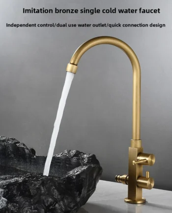 Patio wall-mounted faucet