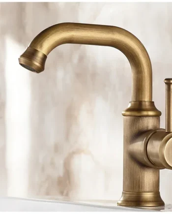 black bathroom faucet