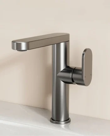 Hot and cold aluminum tap