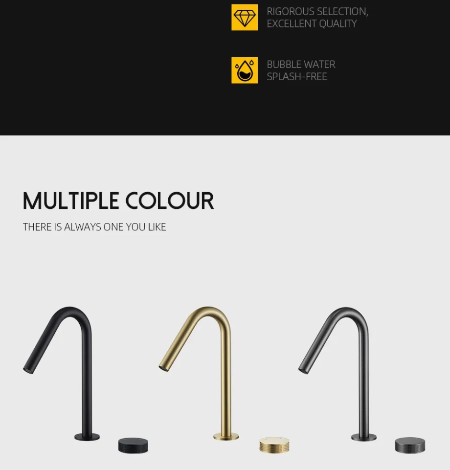 360 degree swivel sink mixer