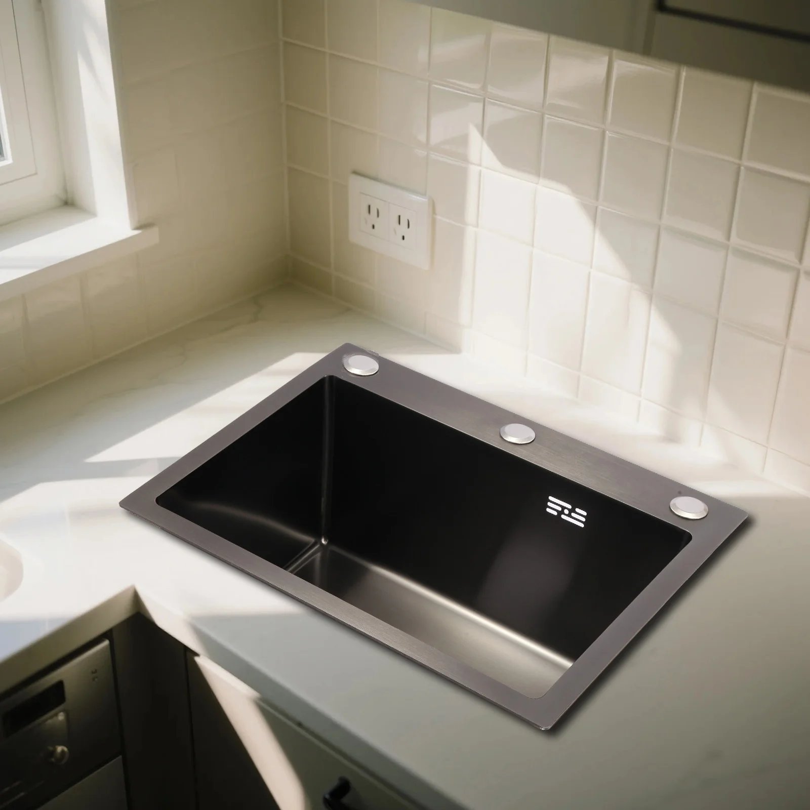 Metatech 50x40cm Stainless Steel Sink Bar Balcony Kitchen