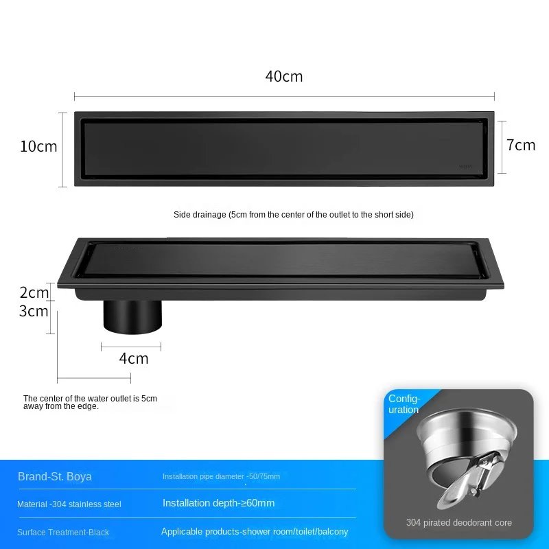 Black 10 - 40cm B