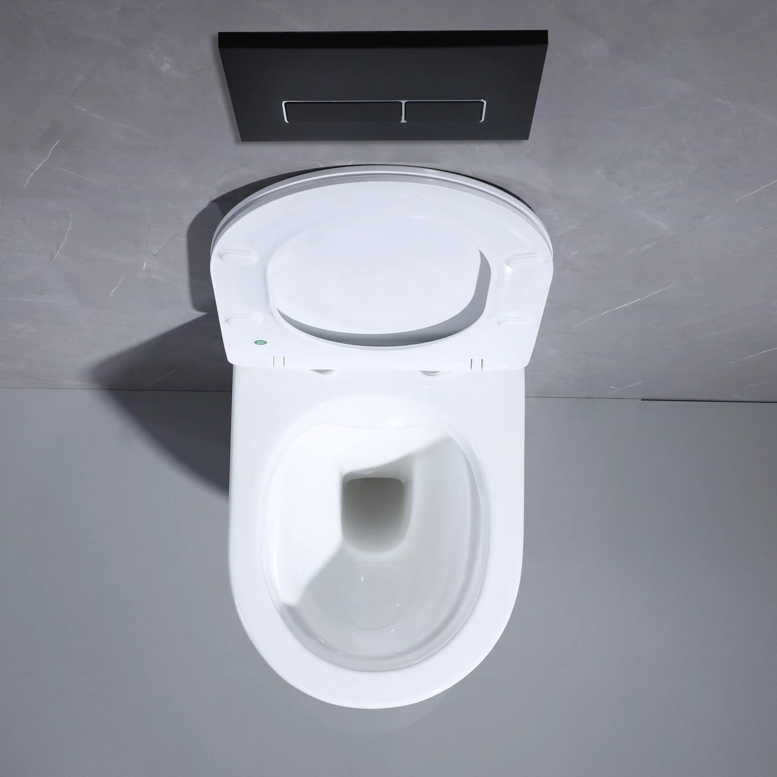 Hotel ceramic sanitary ware bathroom, frameless p-type trap wall-mounted toilet bowl tornado flushing