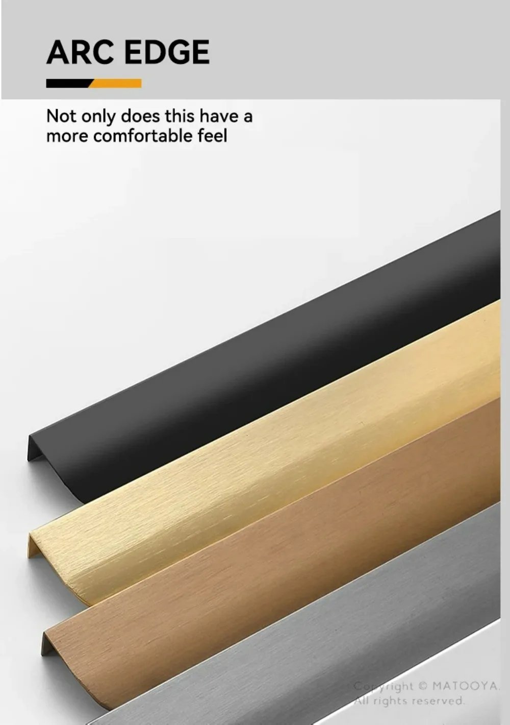 Simple Hidden Cabinet Handles Kitchen Cupboard Door Pulls Elegance Long Handles Aluminum Alloy Furniture Handle Hardware