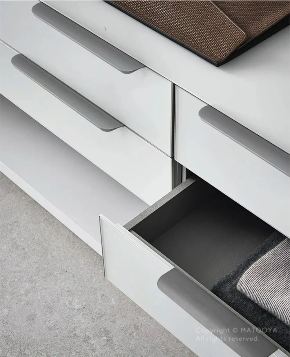 Simple Hidden Cabinet Handles Kitchen Cupboard Door Pulls Elegance Long Handles Aluminum Alloy Furniture Handle Hardware