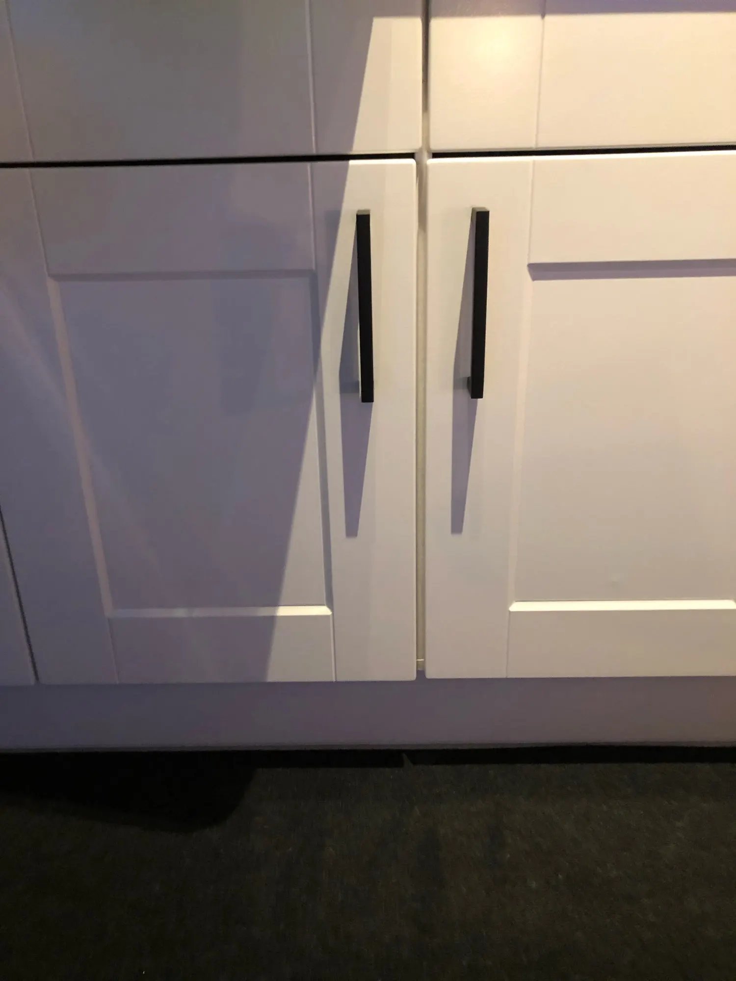 Square Furniture Hardware Black Cabinet Handle Stainless Steel Kitchen Door Knobs Cupboard Wardrobe Drawer Pulls