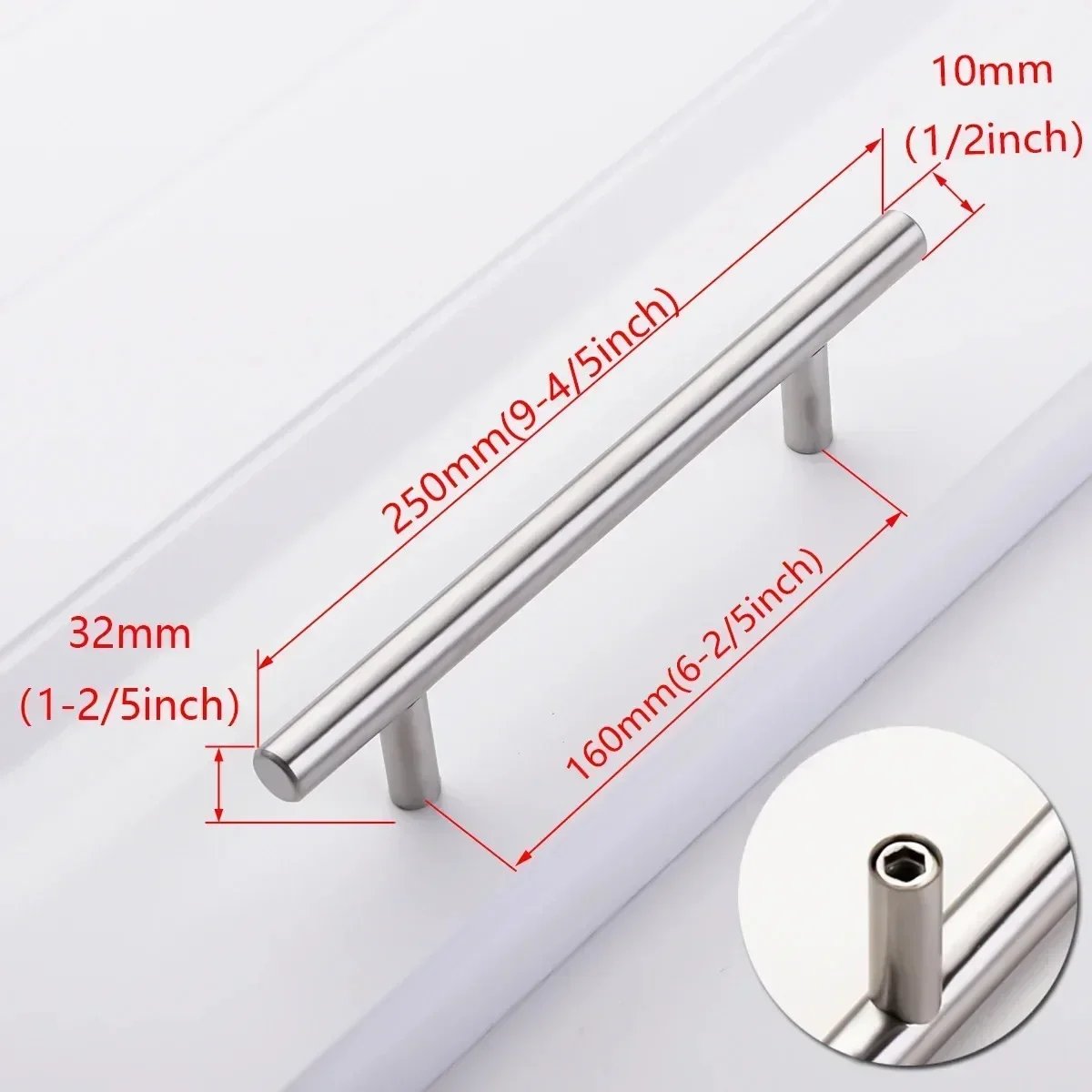 6pcs 10 inch 160mm