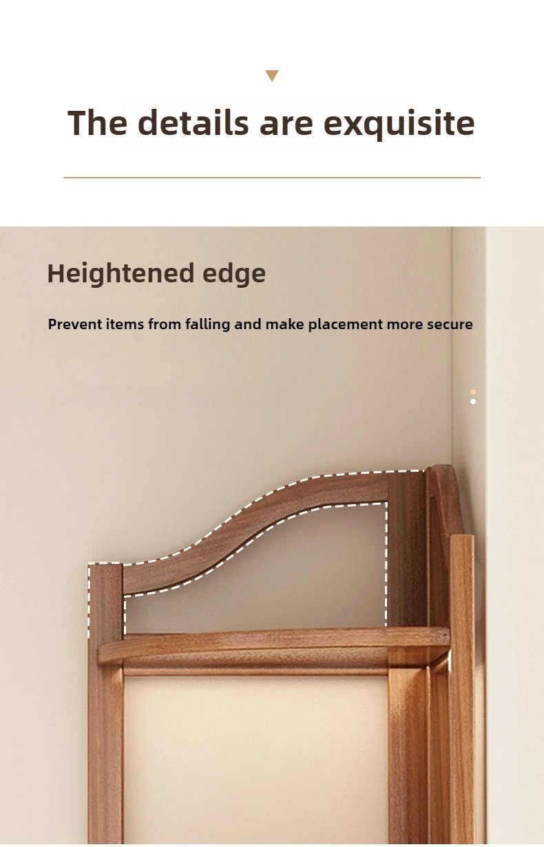 Corner Cabinet Triangle Corner Cabinet Indoor Shelf Shelf Living Room Floor Locker Modern Simple Storage Rack