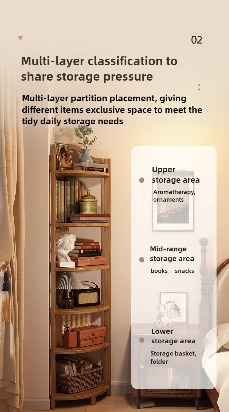 Corner Cabinet Triangle Corner Cabinet Indoor Shelf Shelf Living Room Floor Locker Modern Simple Storage Rack