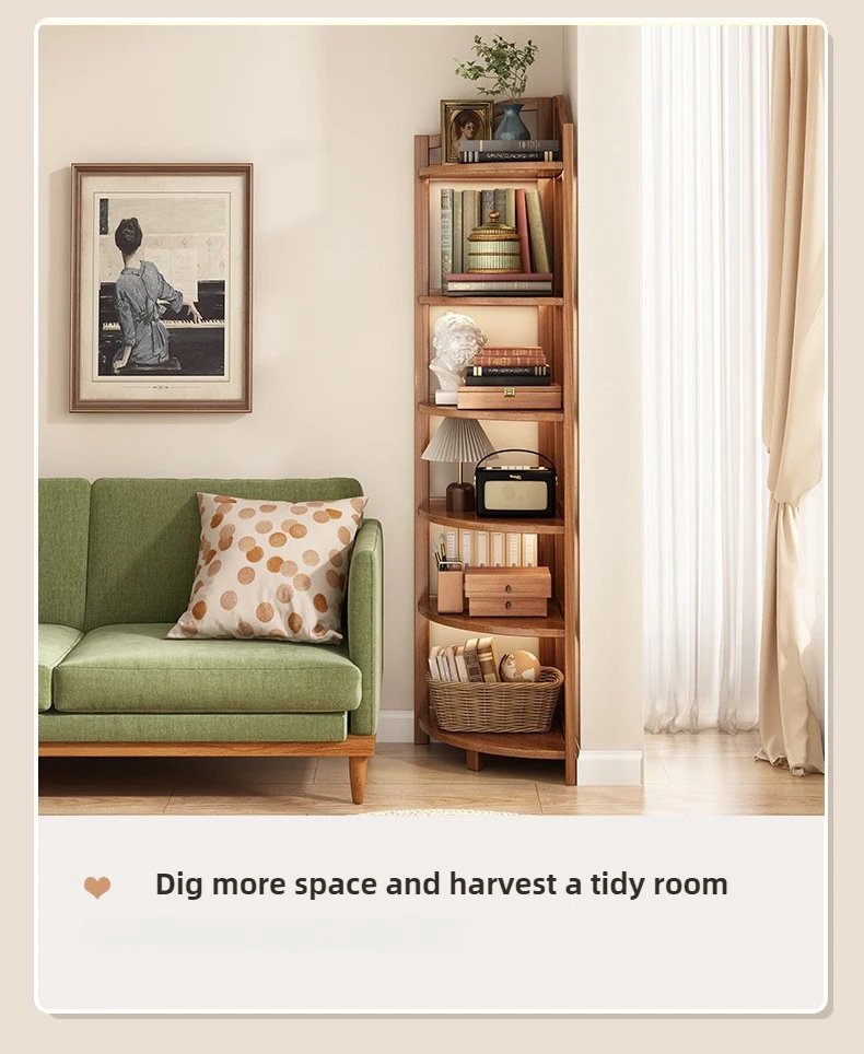 Corner Cabinet Triangle Corner Cabinet Indoor Shelf Shelf Living Room Floor Locker Modern Simple Storage Rack