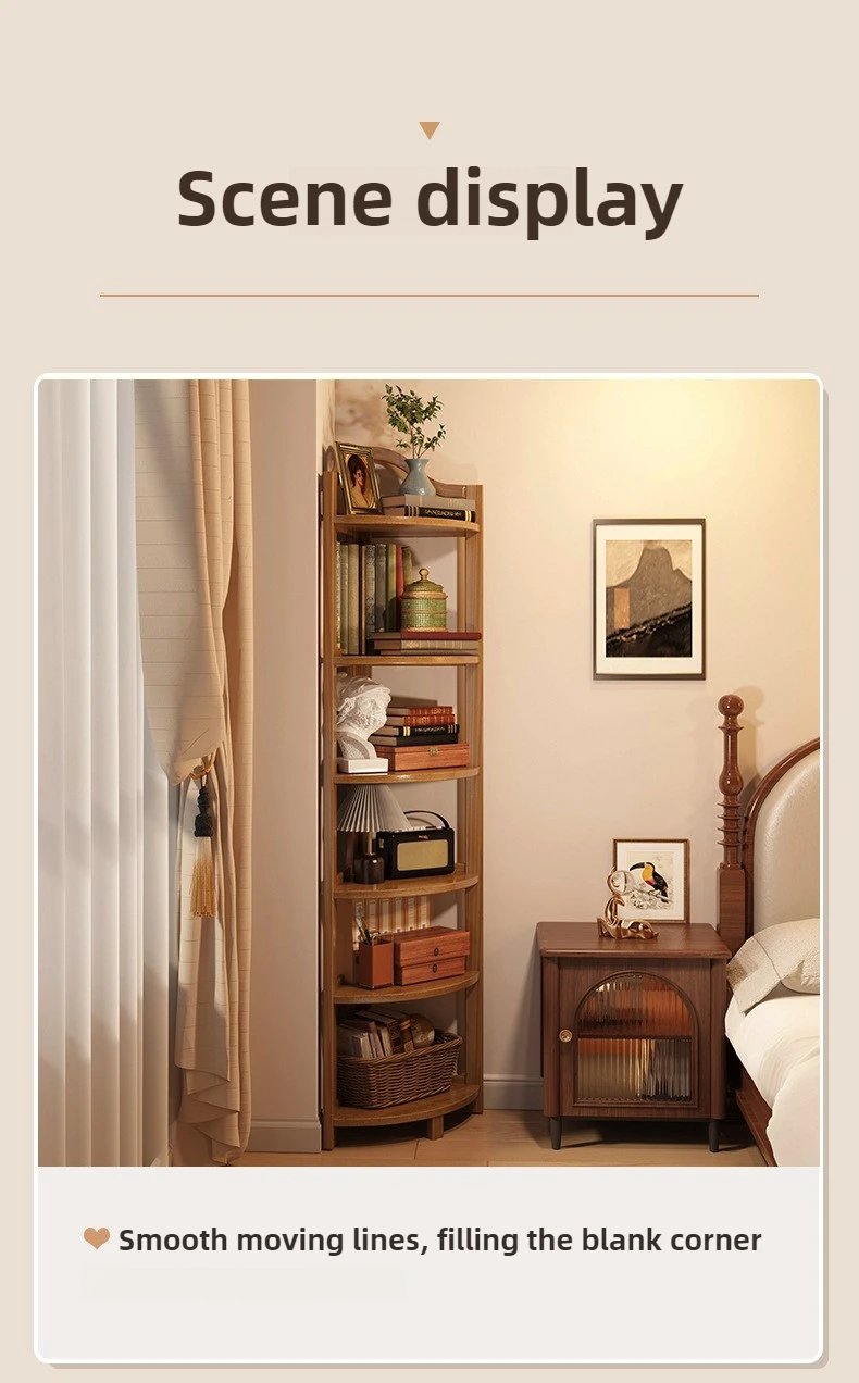 Corner Cabinet Triangle Corner Cabinet Indoor Shelf Shelf Living Room Floor Locker Modern Simple Storage Rack