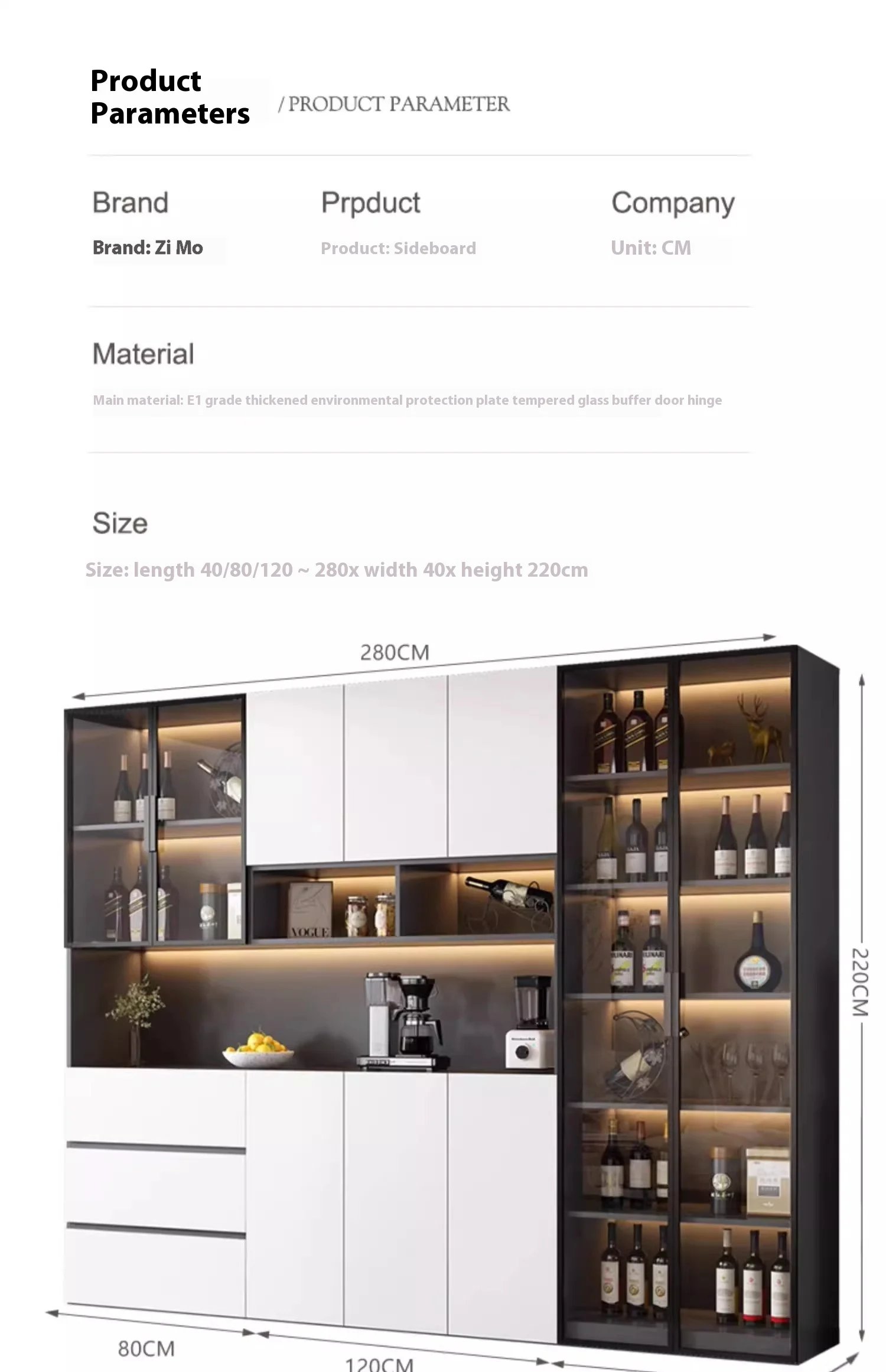 Display Cabinet Showcases Outdoor Bar Kitchen Storage Organization Wine Cabinet Corner Glass Bar Lumineux Mobilier Furniture