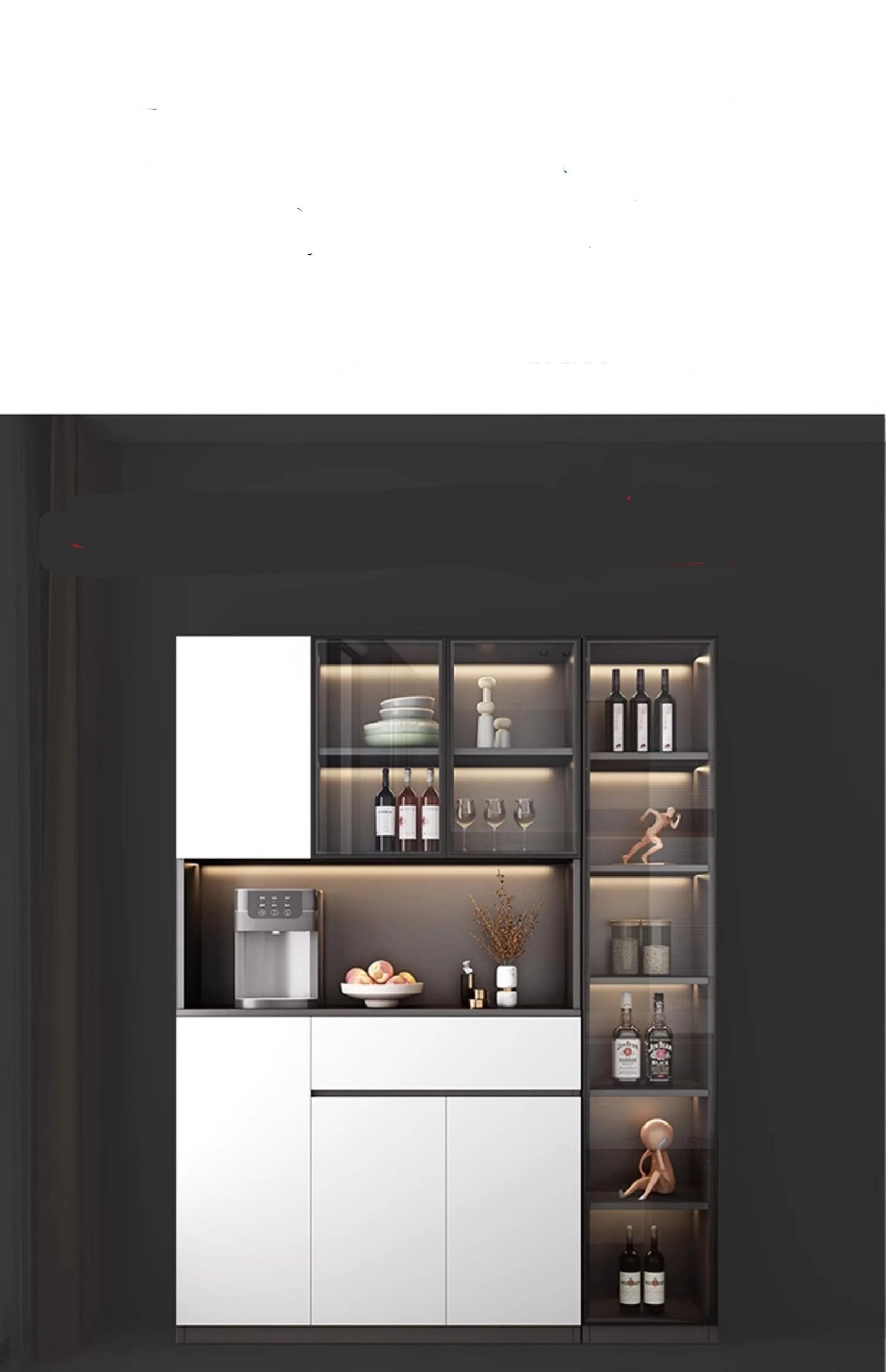 Multipurpose Display Cabinet Large Modern Luxury House Living Room Cabinets Corner Organization Muebles De Salon Home Decoration