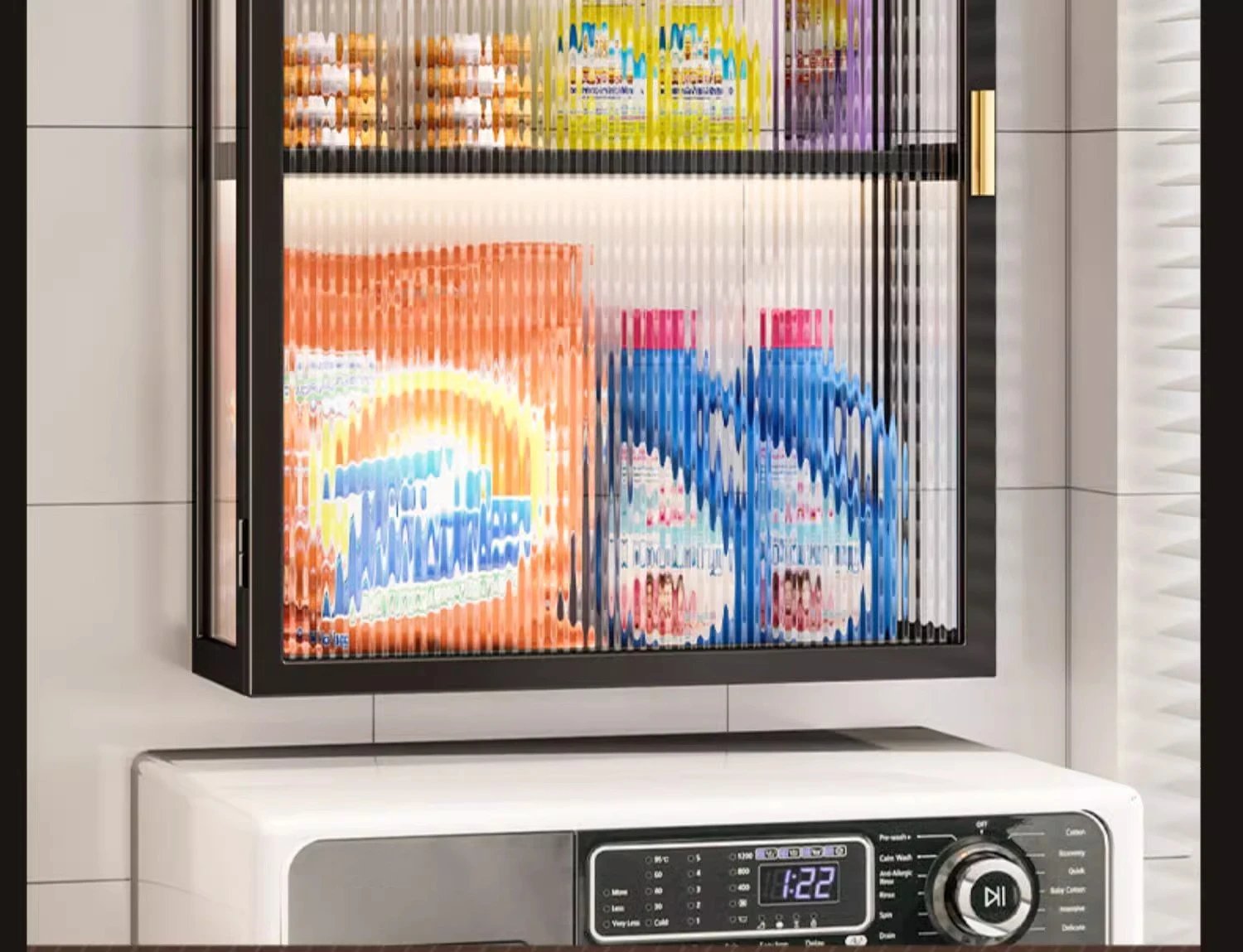 Wall Cabinet Kitchen Organizer Toilet Bathroom Closet Partitions Shelves Storage Shelves Cabinets Trendy Furniture Decorations