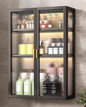 Wall Cabinet Kitchen & Bathroom Organizer Shelf