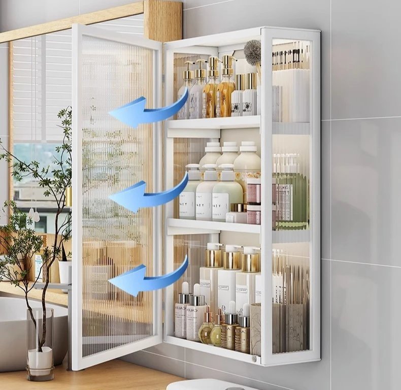 Wall Cabinet Kitchen Organizer Toilet Bathroom Closet Partitions Shelves Storage Shelves Cabinets Trendy Furniture Decorations