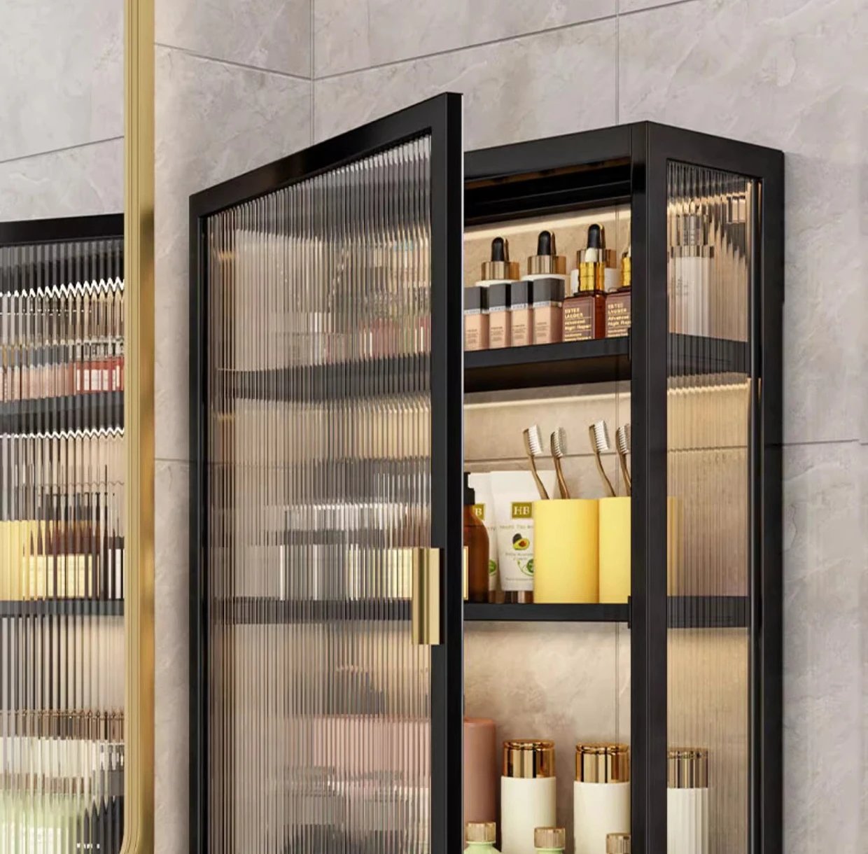 Wall Cabinet Kitchen Organizer Toilet Bathroom Closet Partitions Shelves Storage Shelves Cabinets Trendy Furniture Decorations