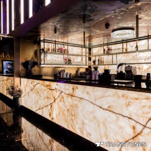 Backlit Onyx Stone Slab