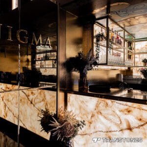 Backlit Onyx Stone Slab