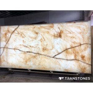Backlit Onyx Stone Slab