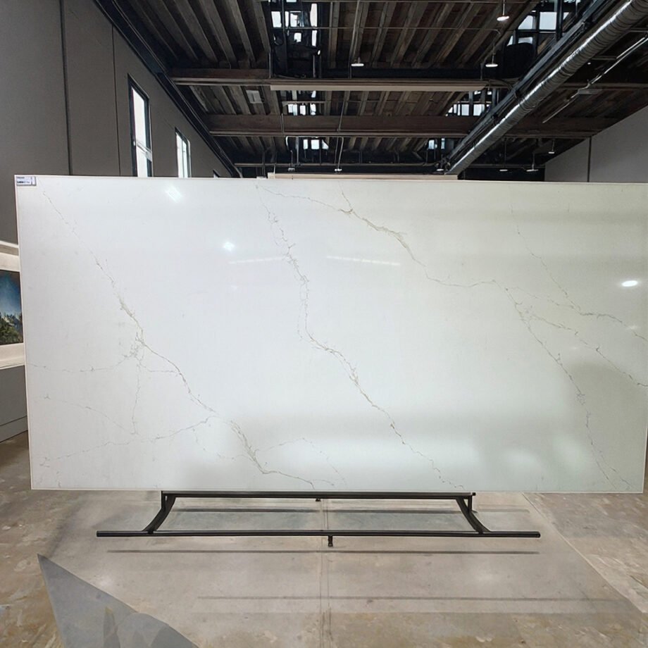 Quartz countertop statuario marble look