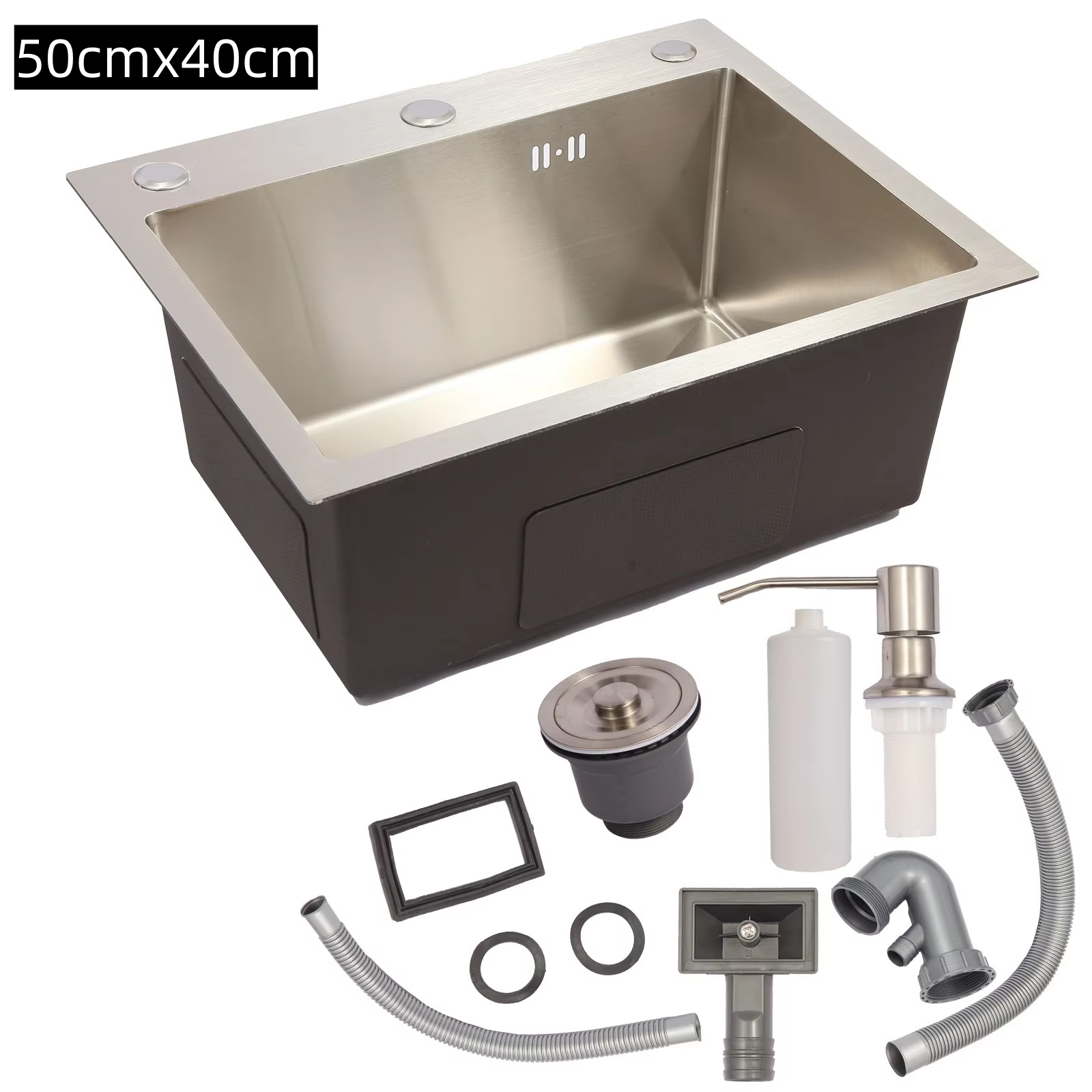 bar sink with tap hole