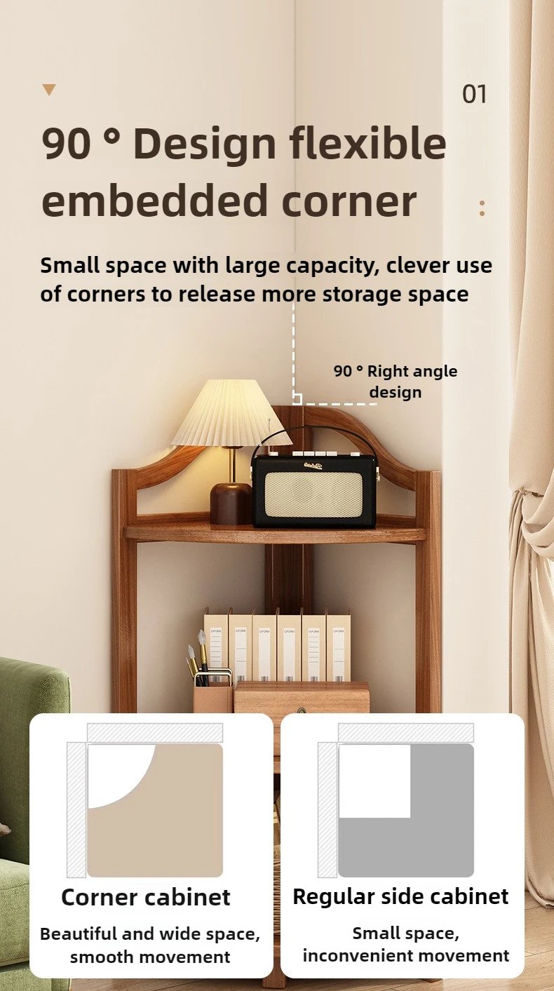 Living Room Corner Shelf