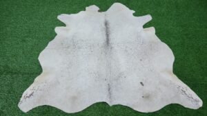 Cream White Cowhide Rug