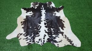 Black and White Cowhide Rug