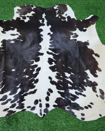 Black and White Cowhide Rug