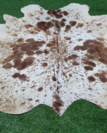 beige brown cowhide rug