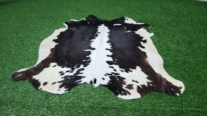 black white cowhide rug