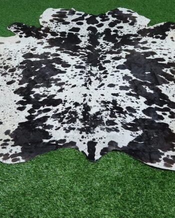 black white cowhide rug