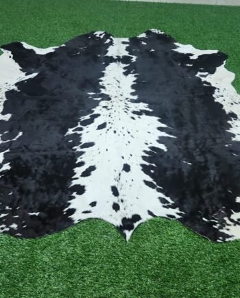 black white cowhide rug