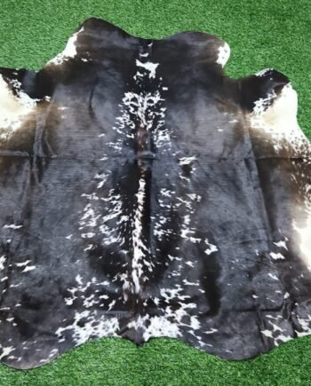 luxury cowhide décor