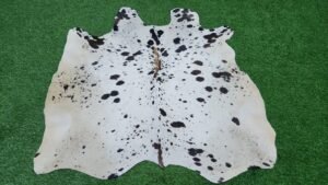real cow skin décor