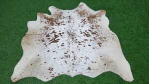 dark brown cowhide rug