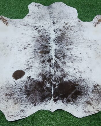 Multi shade cowhide rug